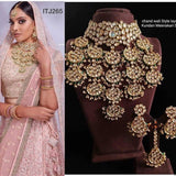 RAGAMALIKA , BEAUTIFUL HEAVY BRIDAL NECKLACE SET FOR WOMEN-MOENSHW001