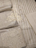 Elegant  Embroidered Chanderi Suit  with Gota Work-21TCSSMW001
