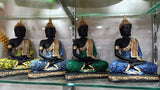 SET OF 4 BEAUTIFUL SITTING BUDDHA STATUES FOR HOME DECORATION-HDHDVBS001