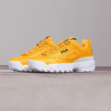 YELLOW FASHION SNEKAERS/CASUAL RUNNING SHOES FOR WOMEN-AIWPPPCSW001Y