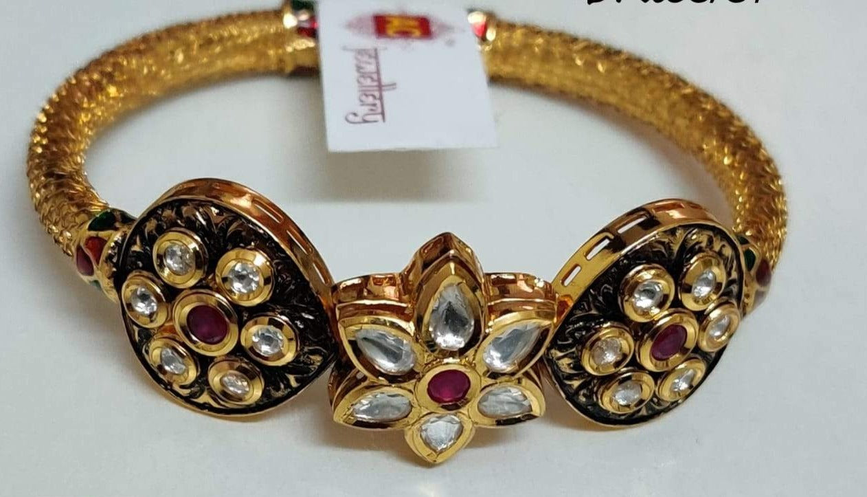 Kundan Bracelet – Vasundhara Fashion Jewelry