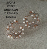 PEARL AMERICAN DIAMOND EARRING FOR WOMEN -SKDJ3001