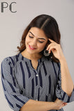 Black Rayon Kurti  palazzo for Women-RF1KPW001