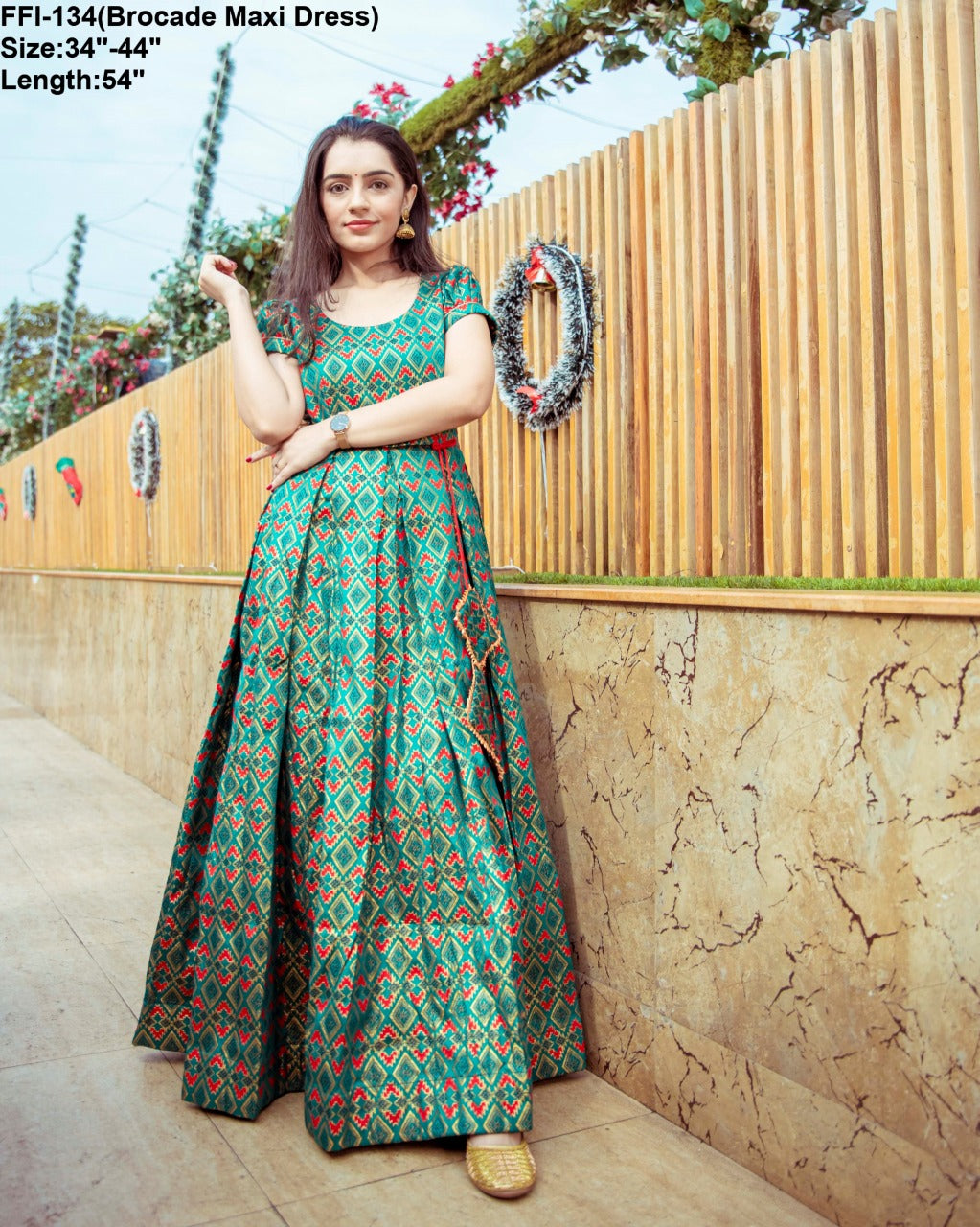 Buy RITS ENTERPRISE Fancy Woman Gown Kurti Rama  L Online at Best Prices  in India  JioMart