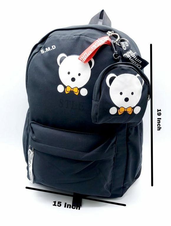 TEDDY BACKPACK WITH POUCH FOR WOMEN -O6RS001BP