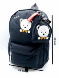 TEDDY BACKPACK WITH POUCH FOR WOMEN -O6RS001BP