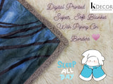 K Decor Munchkin Bear Digital Printed  Blanket-SARAB001A
