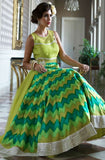 Designer Green Lehenga for Women-LW001