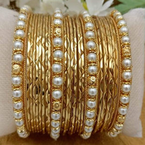 SET OF 24,MUTHU BANGLE AND NICE BANGLE COMBINATION SET FOR WOMEN-AJS001MNB