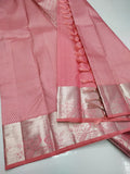 Pure Bridal Kanchipuram Traditional Handloom Silk Saree in Pink-PDS0222250