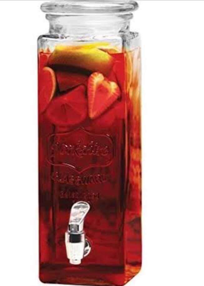 GLASS JUICE DISPENSER OF CAPACITY 5 LITRES SKDJD001 www.soosi.co.in