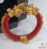 HANDCARVED BEAUTIFUL OPENABLE BANGLES OR KADA FOR WOMEN -MOEOKW001
