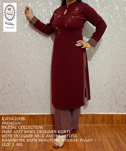 CLYMAA Womens Winter Kurti Size M to 4xl With Matching Face MaskB   CLYMAA