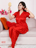 DHOTI  STYLE SATIN NIGHT SUIT FOR WOMEN -ASNSW001