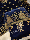 SUIT SARDARNI DE FULL VELVET SALWAR SUIT SET FOR WOMEN -FSSSW001