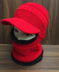 Red Styles Modern Women Caps for winter -FS2WCW001