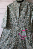 Pu “AC Exclusives”Beautiful printed stitched kurti with sequence n thread Embodiery on yolk
