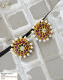 SARANGINI, TRADITIONAL SOUTH INDIAN STYLE KEMP EARRINGS / KEMP STUDS FOR WOMEN -BTKS001S