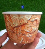 SET OF 4 MELAMINE AIRTIGHT JARS WITH TRAY -MAWCS001