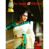 New Kerala Style Frill Saree for Women -CFSFS001