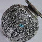 RADHA MADHAVAM  ,ANTIQUE FINISH GERMAN SILVER KALASH OR KALASHA-SGTKP001RM