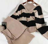 2 PCS  WOOLEN  CO ORDINATE SET FOR WOMEN -SHOSCS001S