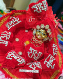 VALENTINES  SPECIAL RED POSHAK FOR KANHAJI FROM ROHIT POSHAK  - RPRP001