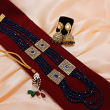 AASTHA, KUNDAN BEAD LONG NECKLACE SET FOR WOMEN -MOENSA001