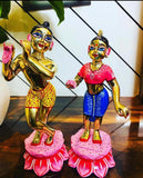RADHA KRISHNA ASHTADATU 12 INCHES MURTI -GGRKM001