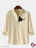 KISS OF BUTTERFLY, DESIGNER PRINTED SHIRT FOR MEN-SANPSM001BF