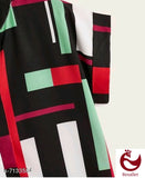 BLACK COLOR, DESIGNER PRINTED SHIRT FOR MEN-SANPSM001BC