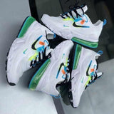 WHITE AND GREEN FASHION SNEAKERS FOR MEN -BFSM001