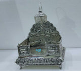 DIETY THRONE OR SIMHASAN IN GERMAN SILVER -SNDT001