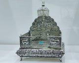 DIETY THRONE OR SIMHASAN IN GERMAN SILVER -SNDT001
