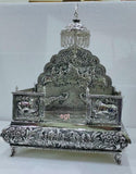 DIETY THRONE OR SIMHASAN IN GERMAN SILVER -SNDT001