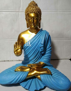 Golden Big Buddha Statues -Meditation (Ashirwad Mudra)-SKDBS001G