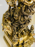 Big Size Hand Crafted Goshala Krishna Statue in Pure Brass -DEV001GK