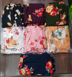 STYLISH FLORAL SKIRT AND TOP FOR GIRLS-SHOSST001