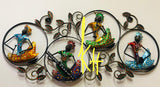 SANWARYA , MUSIC OF RAJASTAN ,ETHNIC METAL WALL DECOR -PPHDWD001S