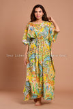 V5 COUTURE NEW SUMMER LAUNCH PRINTED COTTON KAFTAN FOR WOMEN -KFVG5001YB