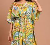 V5 COUTURE NEW SUMMER LAUNCH PRINTED COTTON KAFTAN FOR WOMEN -KFVG5001YB