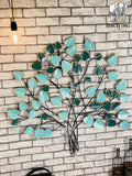 LARGE SIZE PRETTY BLUE TREE WALL DECOR -PPAD001PBT