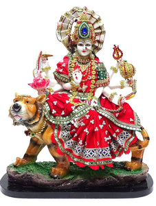 Durga Mata  Sherawali Maa  Devi Ma Jagdambe Ma Sculpture Idol Murti H-45 cm
