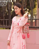 Feel the Fabrics by FFR  PINK LONG KURTI-FOWPK001