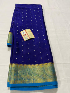 Authentic Pure Mysore Silk Saree For Women-MOEMSS001B