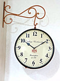 ANTIQUE COPPER FINISH RAILWAY STATION CLOCK-SKDBFC001