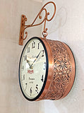ANTIQUE COPPER FINISH RAILWAY STATION CLOCK-SKDBFC001