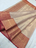 ALAKANANDA, WEDDING SPECIAL CHANDERI HAND WEAVE BROCADE SAREE FOR WOMEN-SABSW001