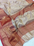 ALAKANANDA, WEDDING SPECIAL CHANDERI HAND WEAVE BROCADE SAREE FOR WOMEN-SABSW001