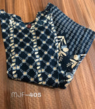 Beautiful Printed Rayon Cotton gown with Pocket on Both side-RESHKWB001